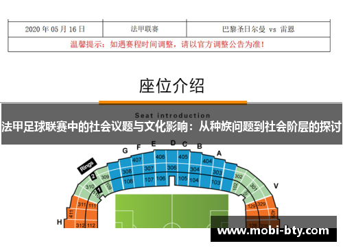 法甲足球联赛中的社会议题与文化影响：从种族问题到社会阶层的探讨