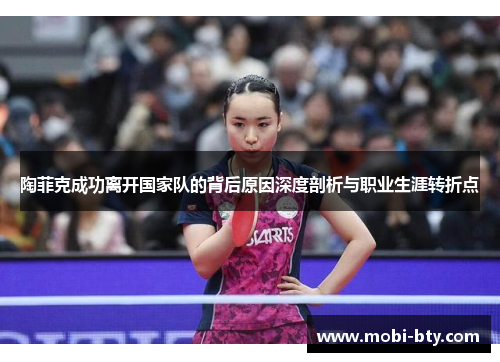 陶菲克成功离开国家队的背后原因深度剖析与职业生涯转折点
